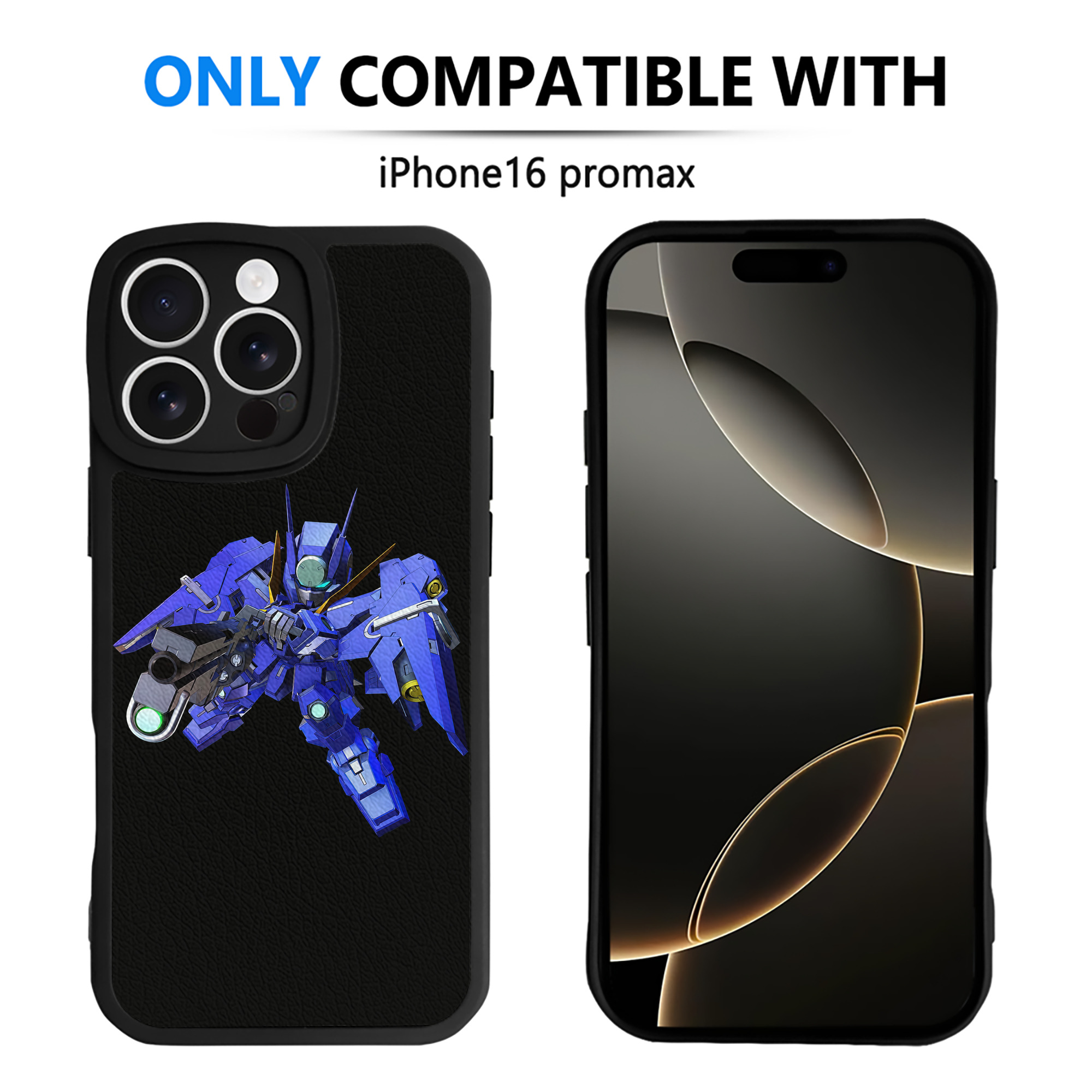 （画像用） 機動戦士ガンダム Mobile Suit Gundam 【iPhone 16シリーズ対応】シリコンスマホケース（レザー調） 材質：シリコン